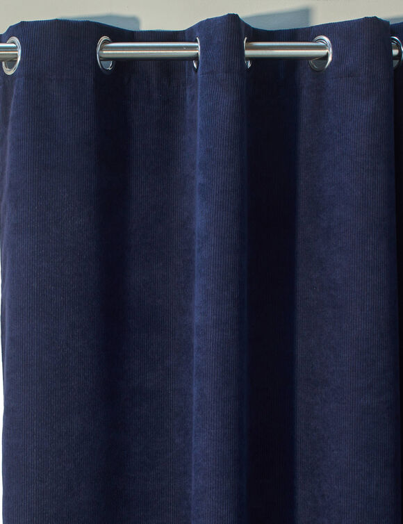 Rideau velours côtelé (marine) Rideau velours côtelé (marine)